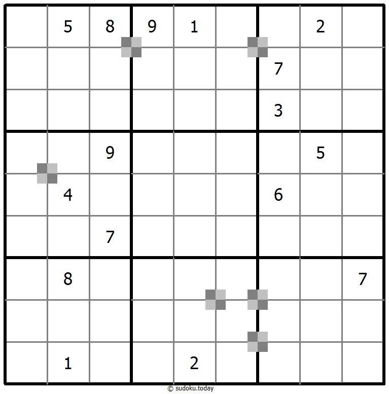 双色蛋糕数独 #65231