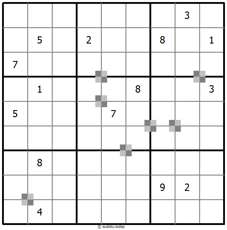 双色蛋糕数独 #65232