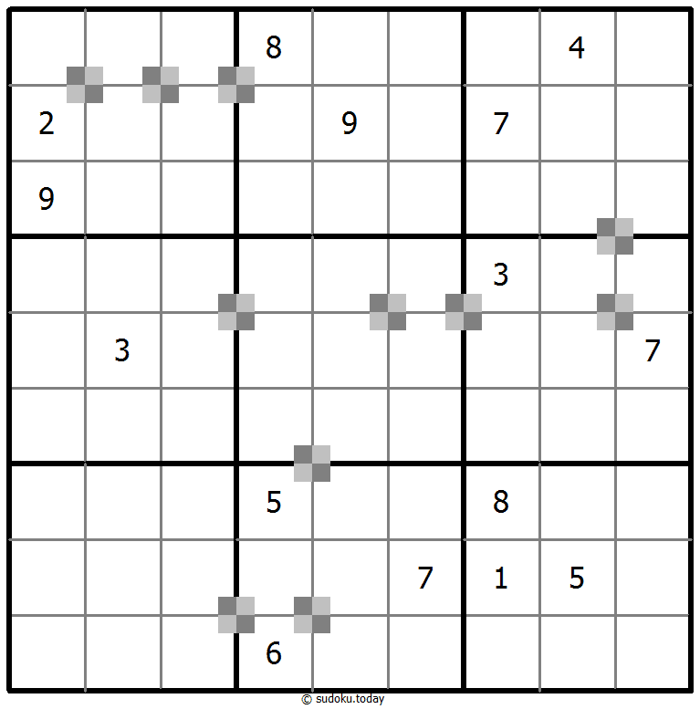 双色蛋糕数独 #65243
