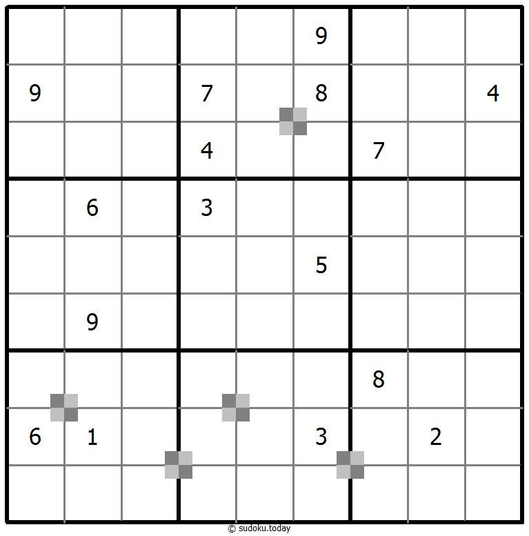 双色蛋糕数独 #65244