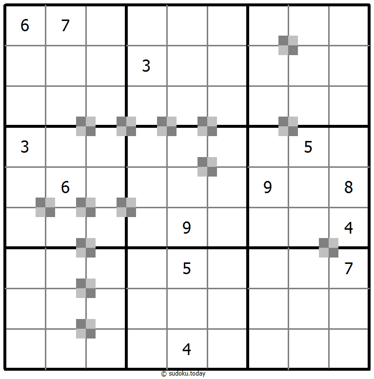 双色蛋糕数独 #65248