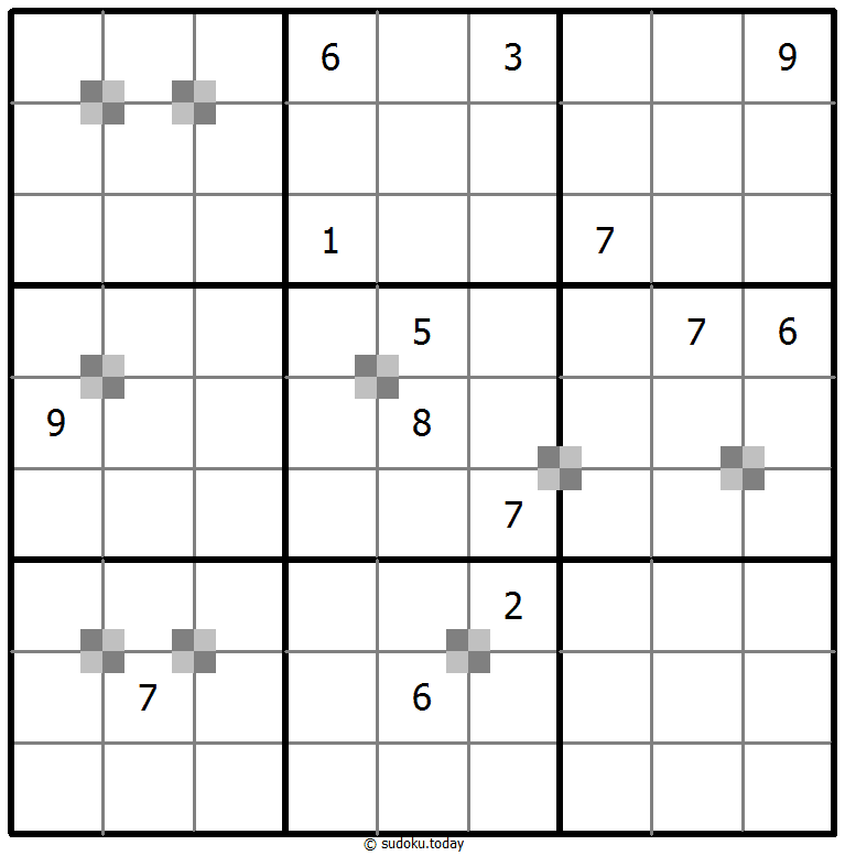 双色蛋糕数独 #65249