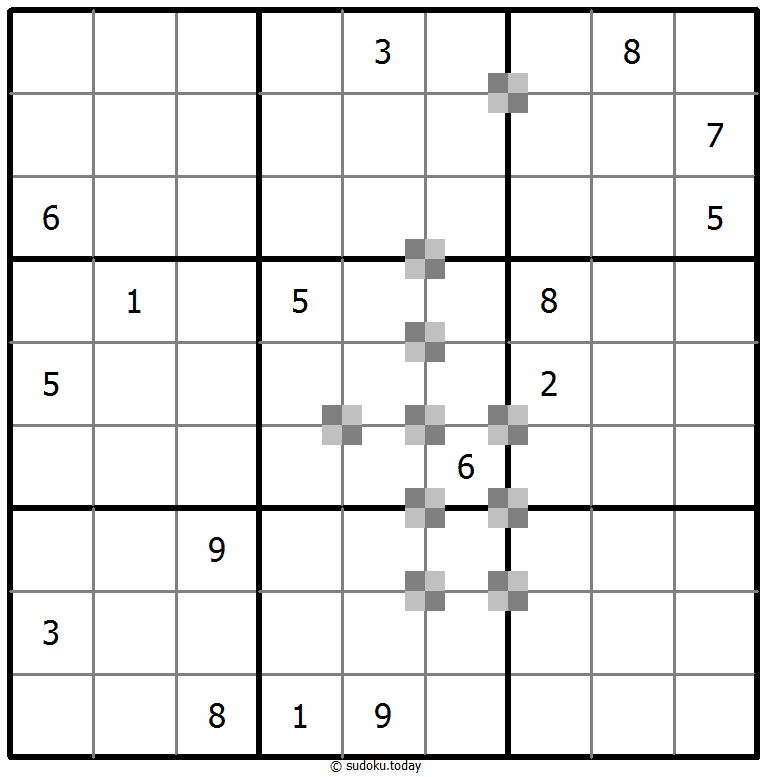 双色蛋糕数独 #65260