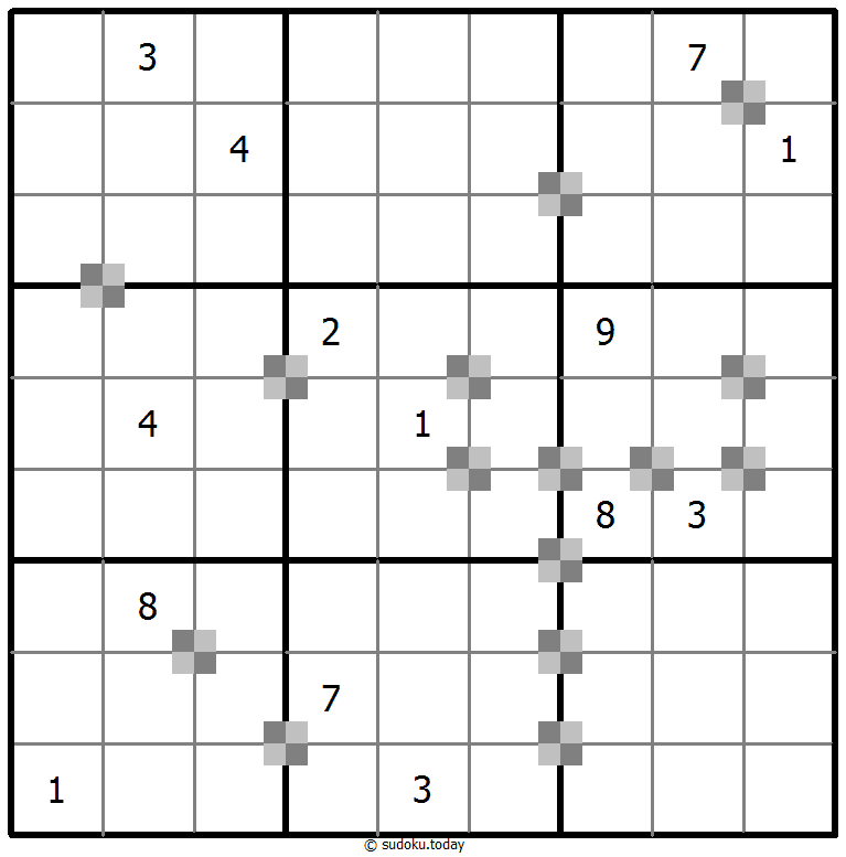 双色蛋糕数独 #65266