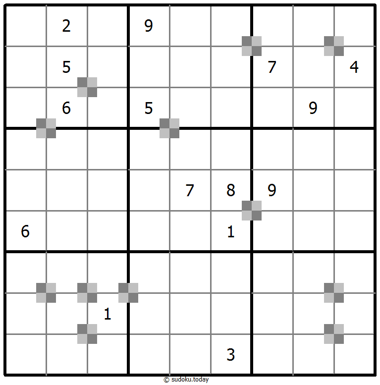 双色蛋糕数独 #65270