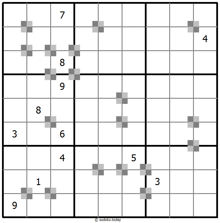 Battenburg Sudoku 2025年11月01日