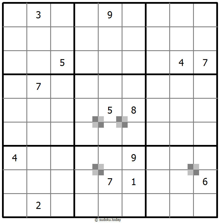 双色蛋糕数独 #65325