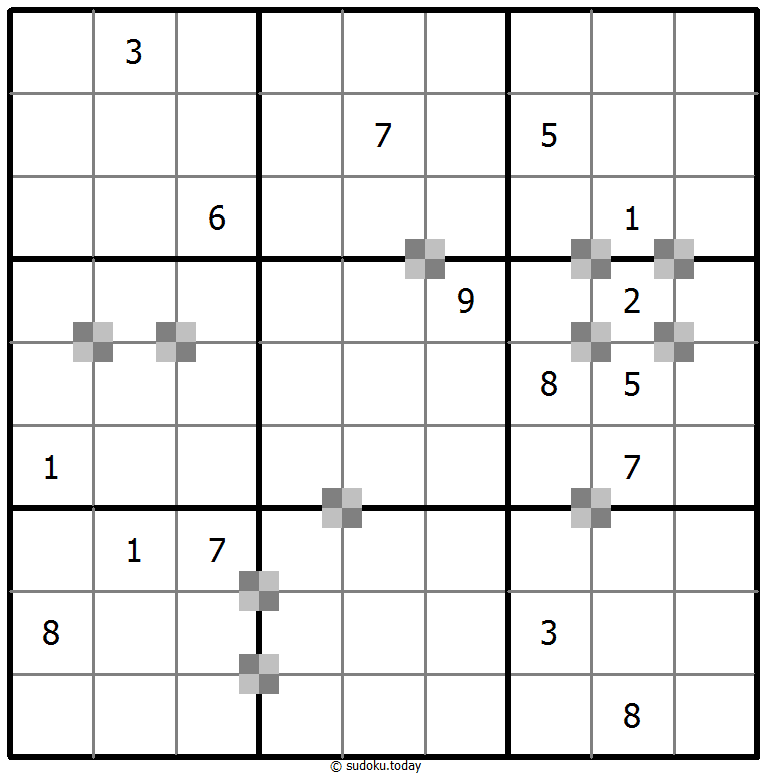 双色蛋糕数独 #65334