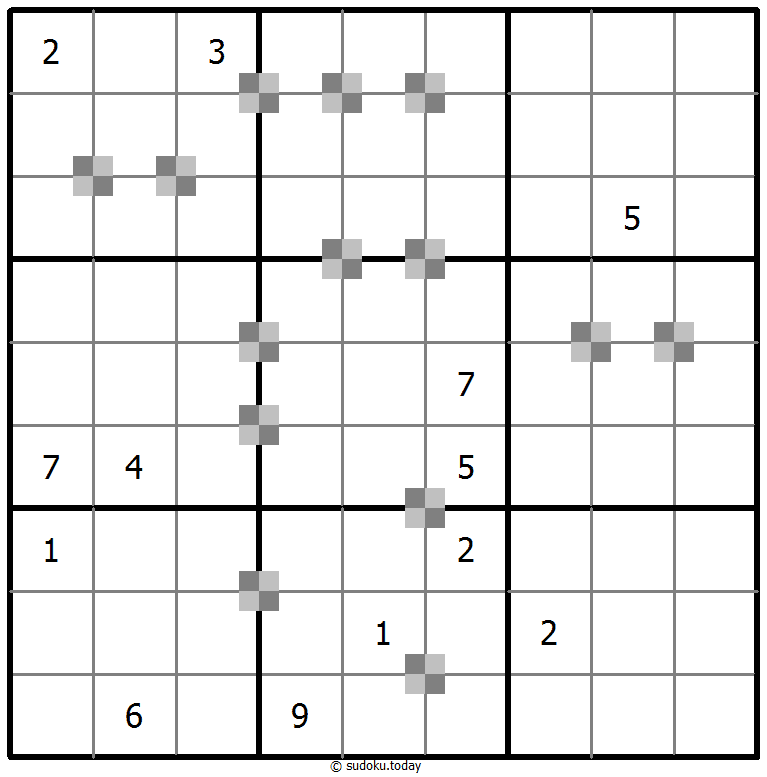 双色蛋糕数独 #65347