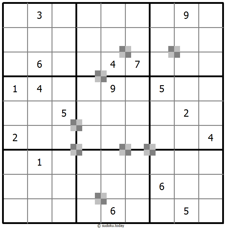 双色蛋糕数独 #65354