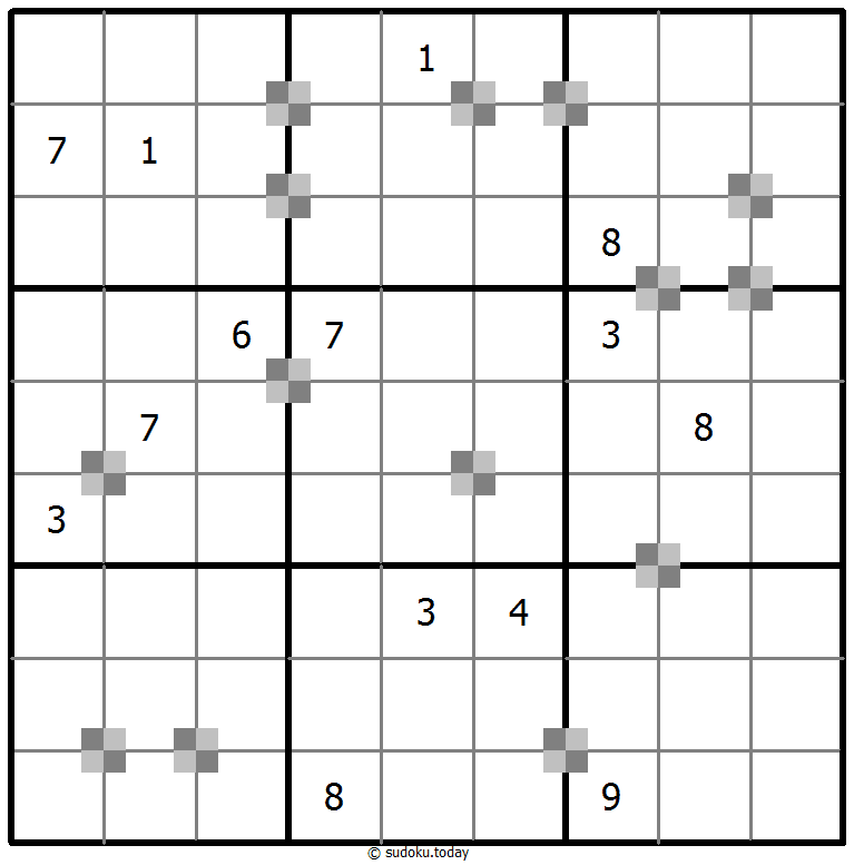 双色蛋糕数独 #65362