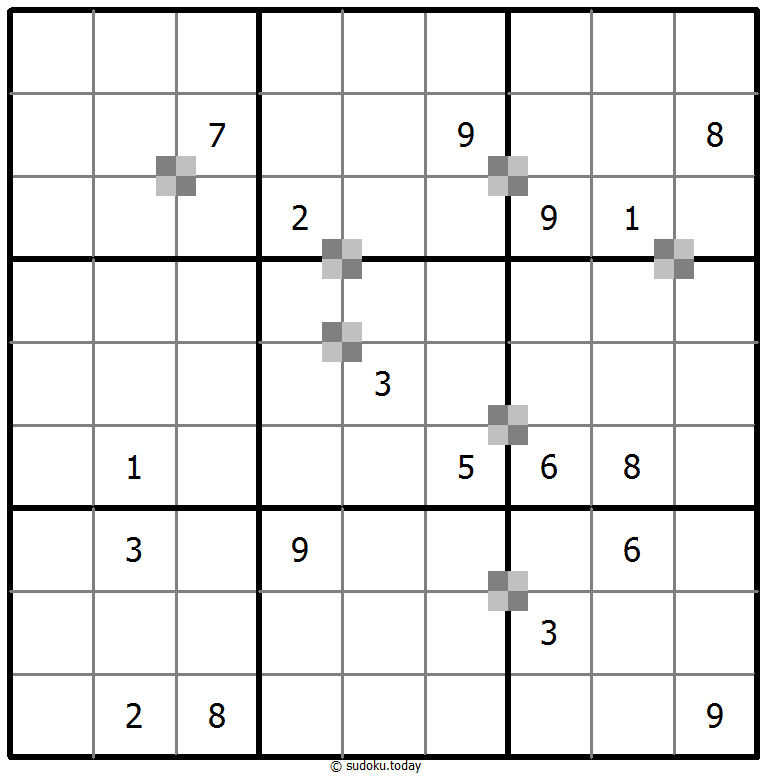双色蛋糕数独 #65372