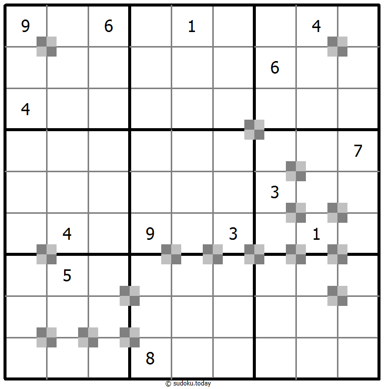 双色蛋糕数独 #65374
