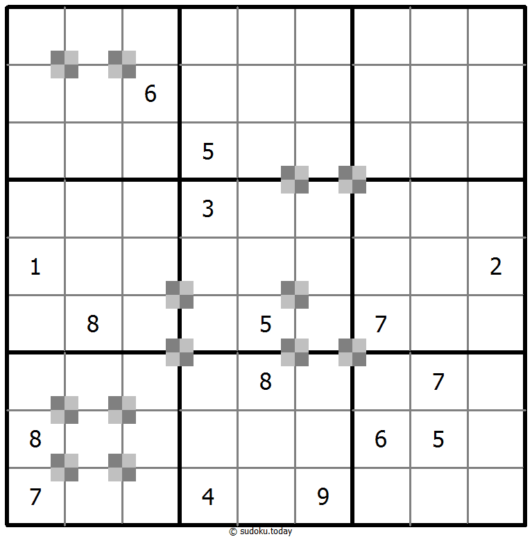 双色蛋糕数独 #65391