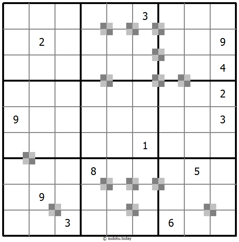 双色蛋糕数独 #65415