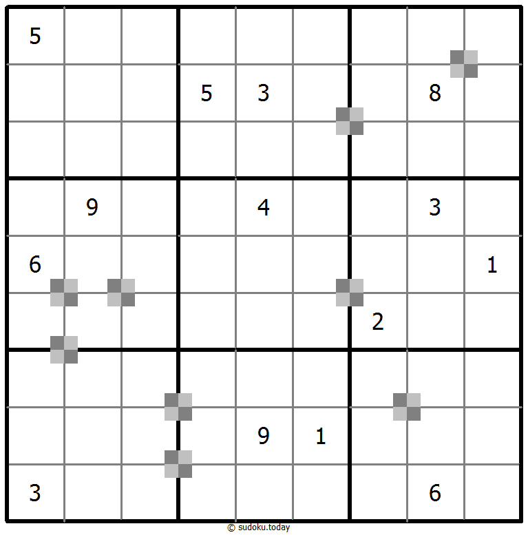双色蛋糕数独 #65421