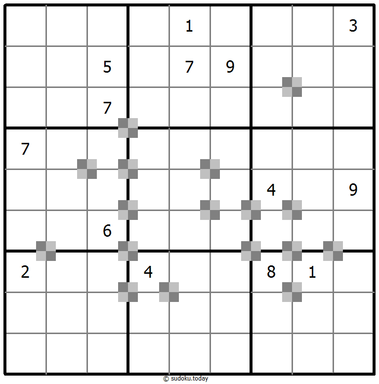 双色蛋糕数独 #65431