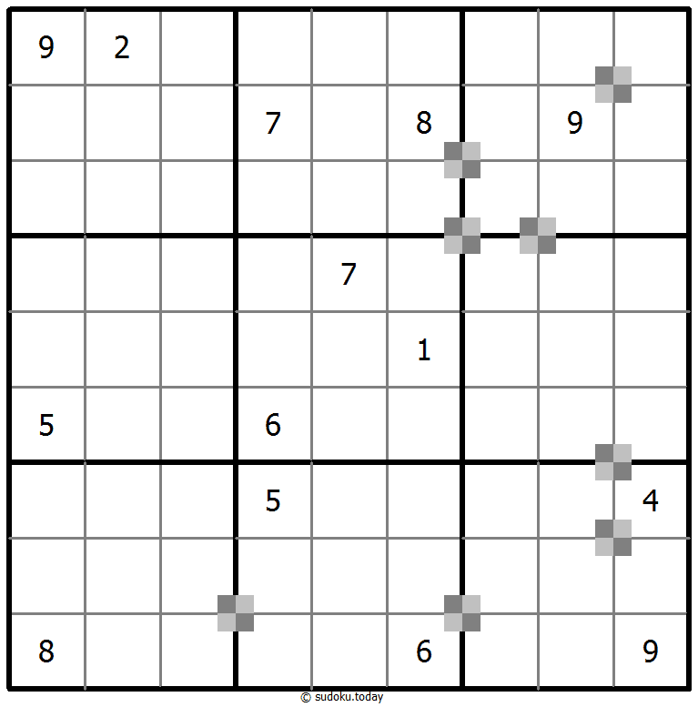 双色蛋糕数独 #65437