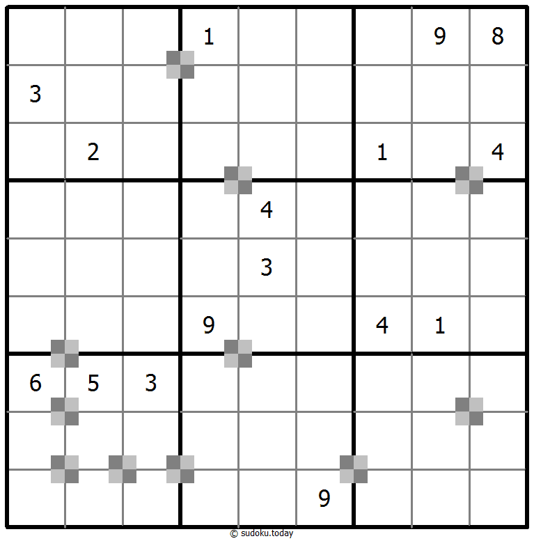 双色蛋糕数独 #65443