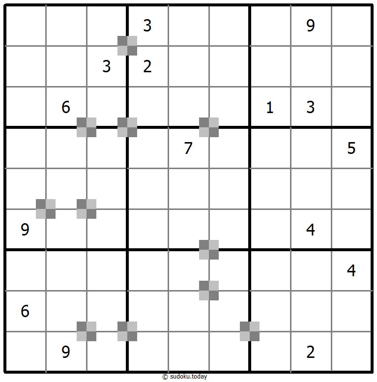 双色蛋糕数独 #65455