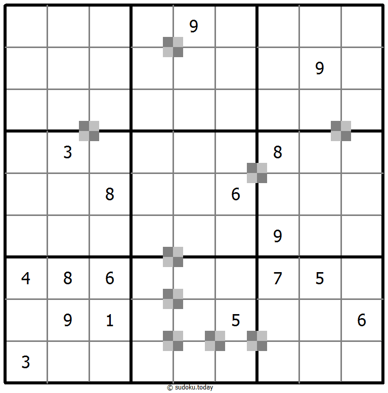 双色蛋糕数独 #65456