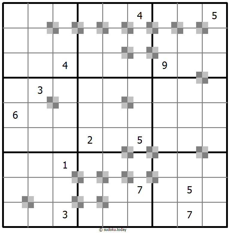 双色蛋糕数独 #65458