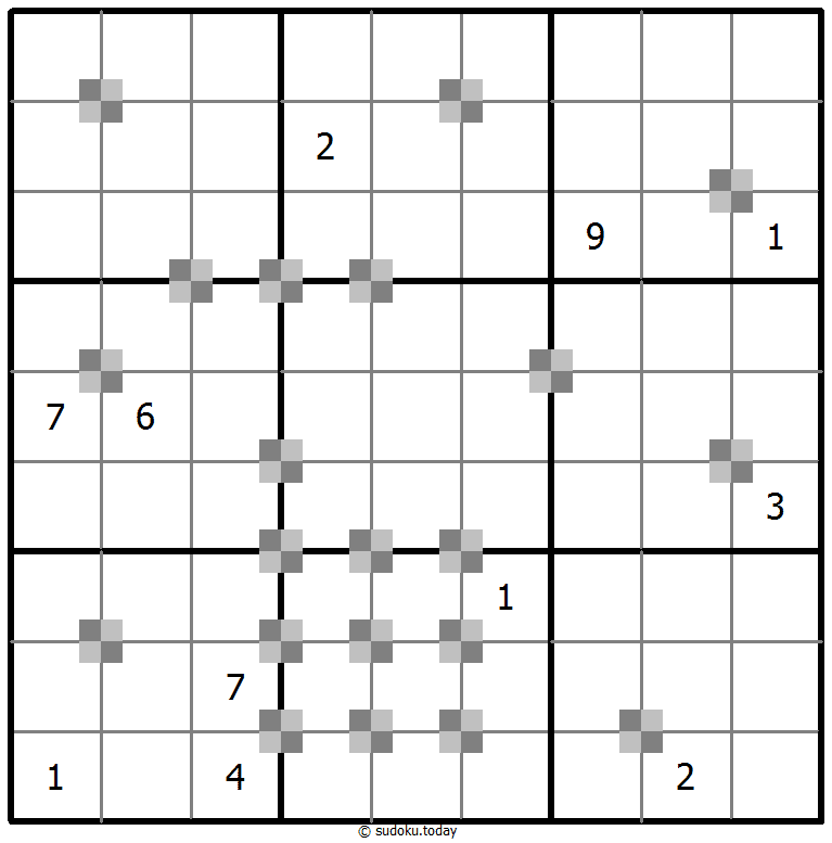 双色蛋糕数独 #65461