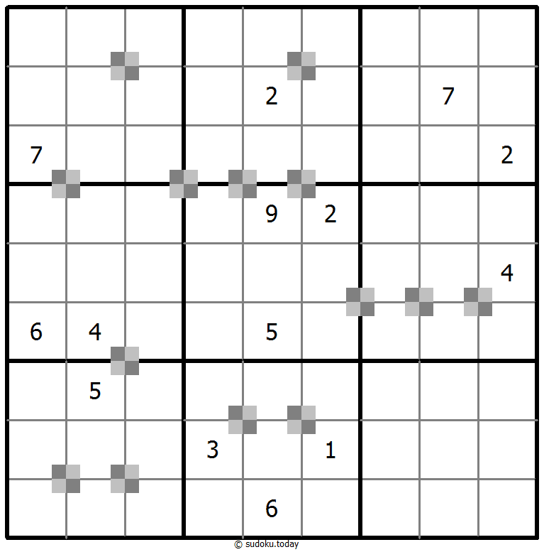 双色蛋糕数独 #65464