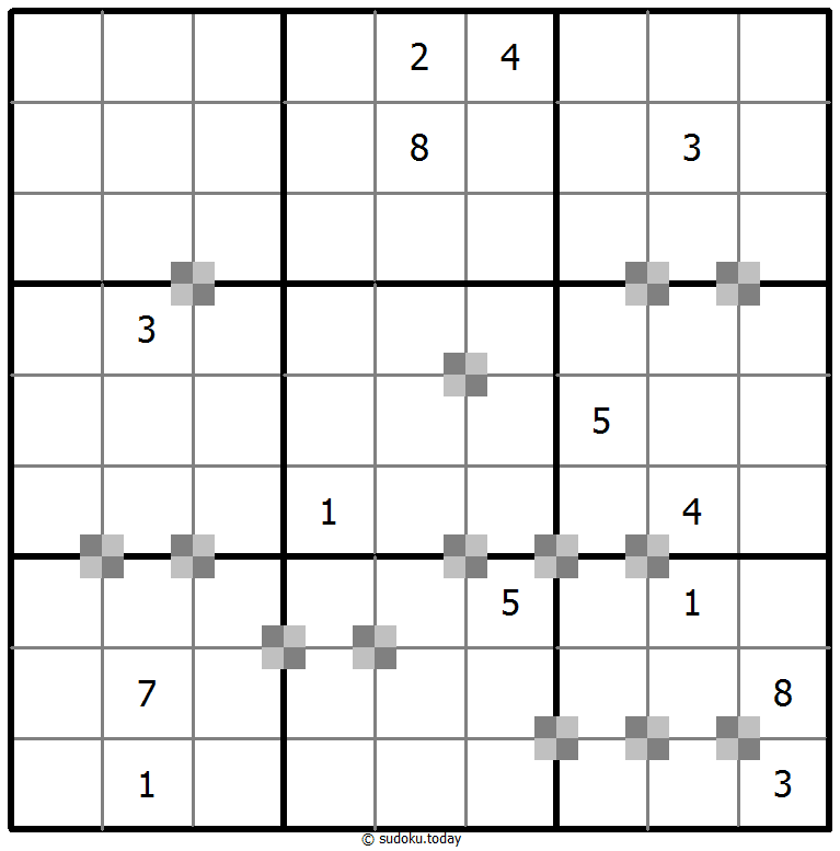 双色蛋糕数独 #65467