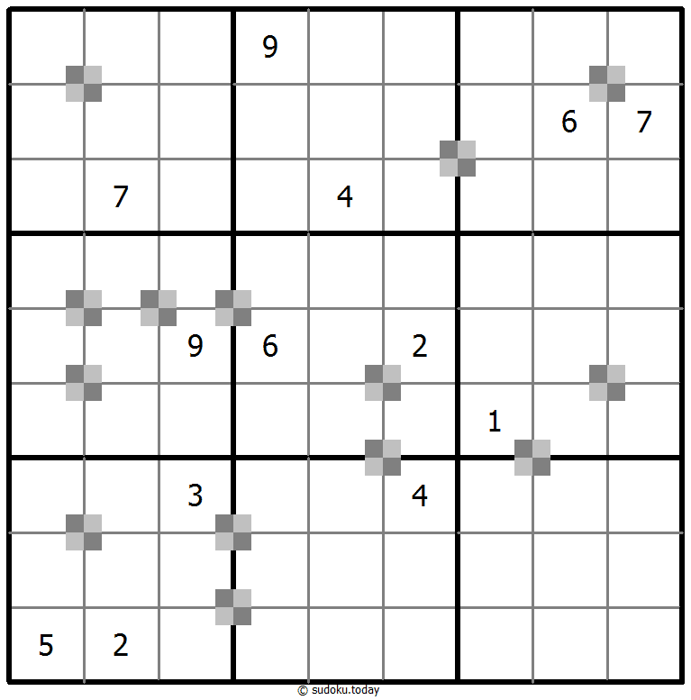 双色蛋糕数独 #65468