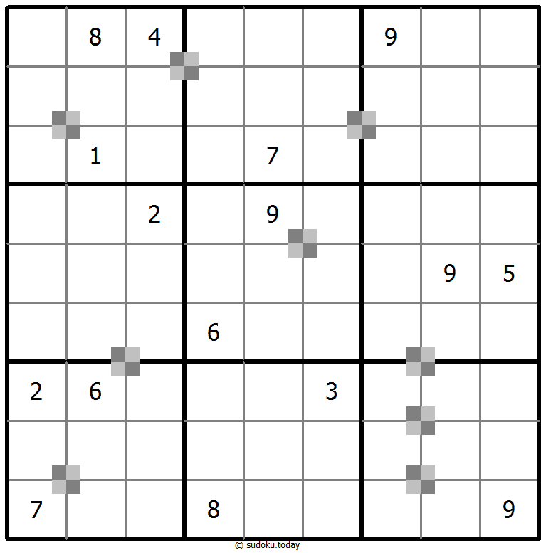 双色蛋糕数独 #65473