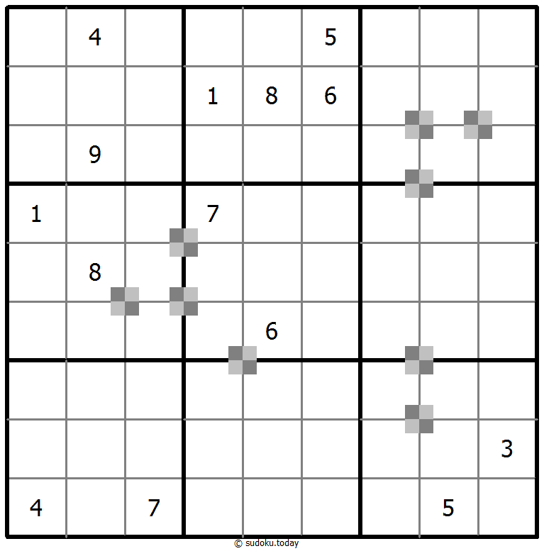 双色蛋糕数独 #65475