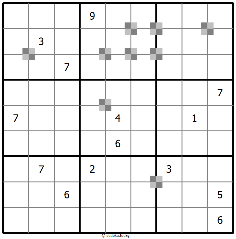 双色蛋糕数独 #65479