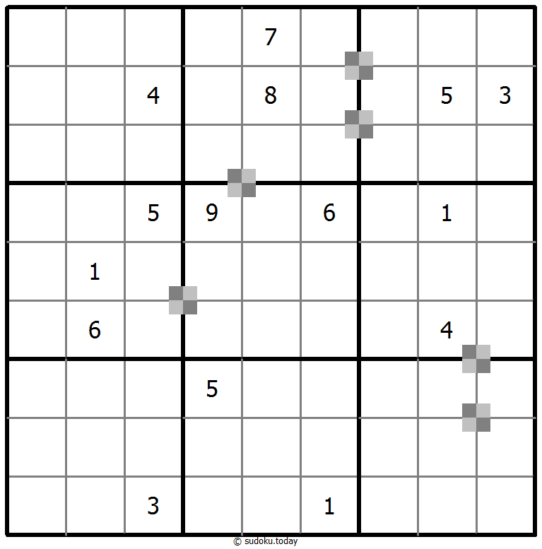 双色蛋糕数独 #65485