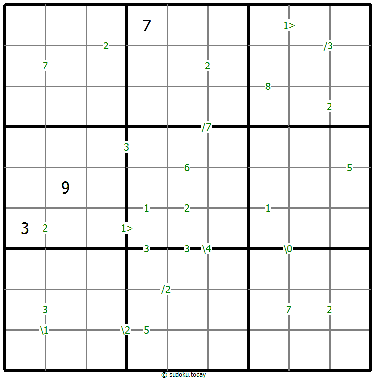 差异数独 #60664