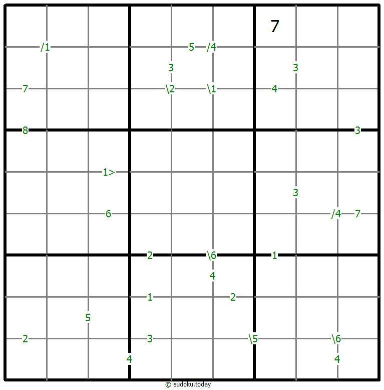 Differences Sudoku 2025年10月31日