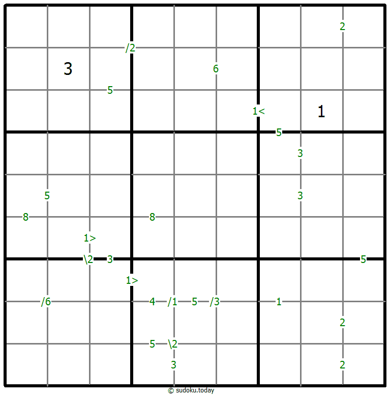 差异数独 #61199