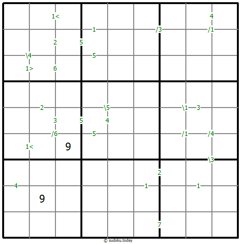 差异数独 #61202