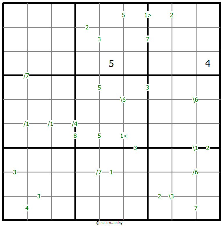 Differences Sudoku 2026年01月07日