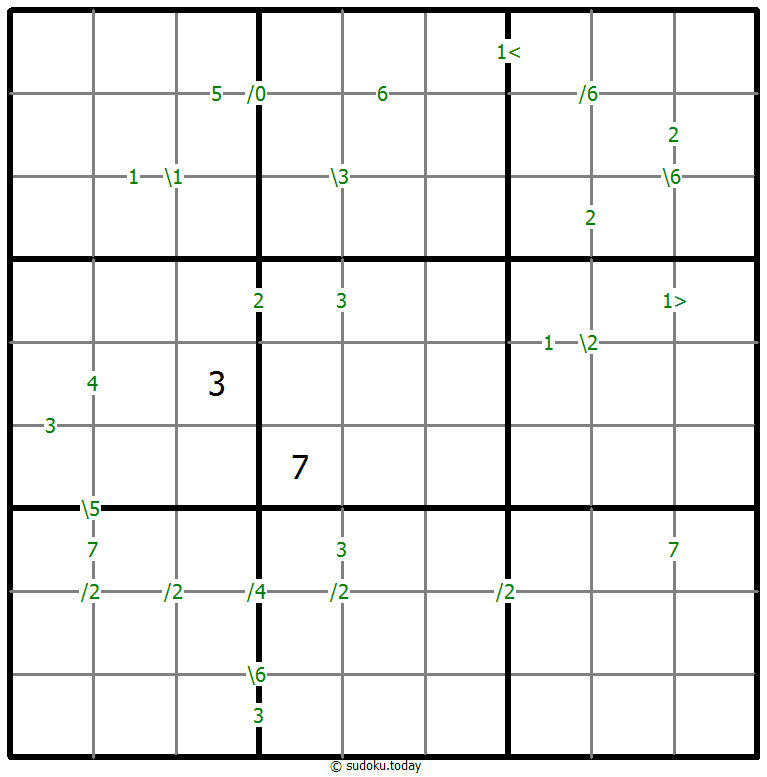 差异数独 #61301