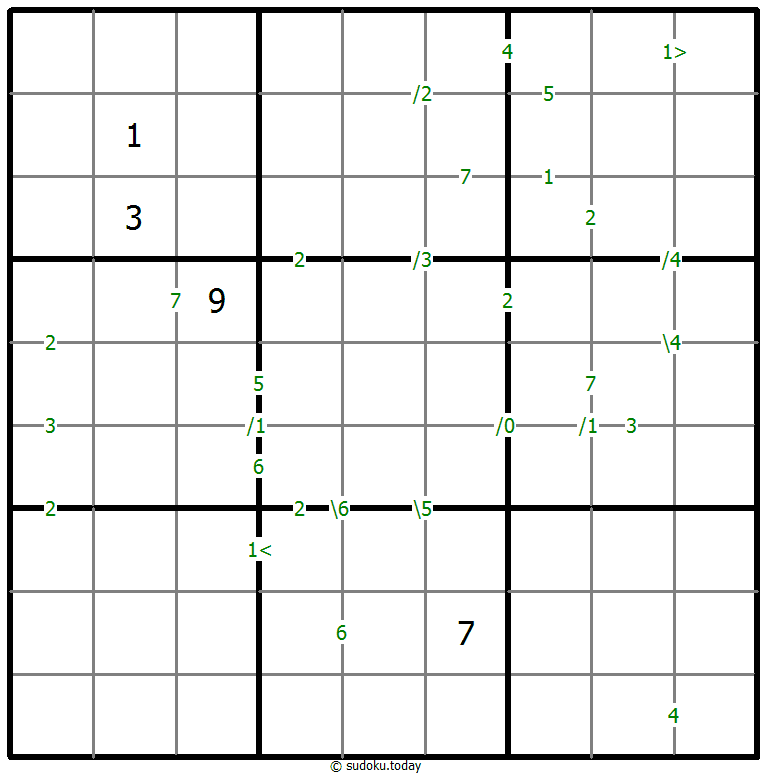 差异数独 #61360
