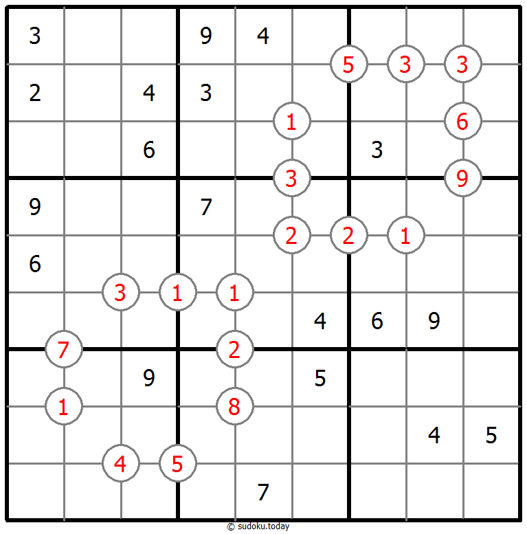 排除数独 #61509