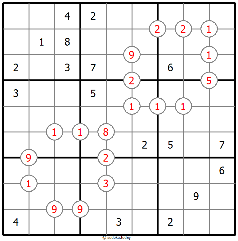 Exclude Sudoku 2025年11月04日