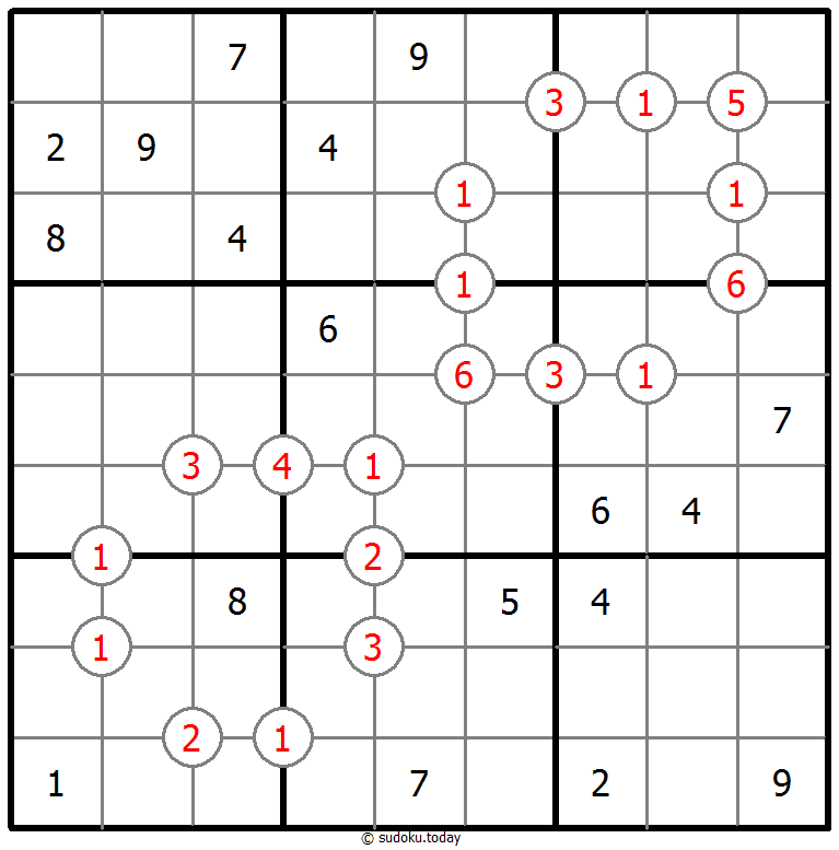 排除数独 #61521