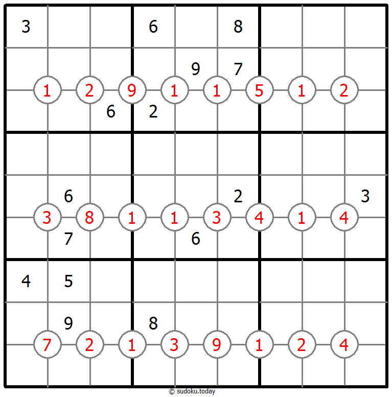 排除数独 示例题图