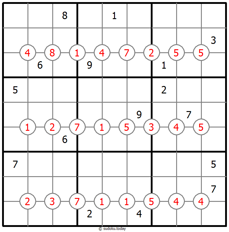 排除数独 #62254