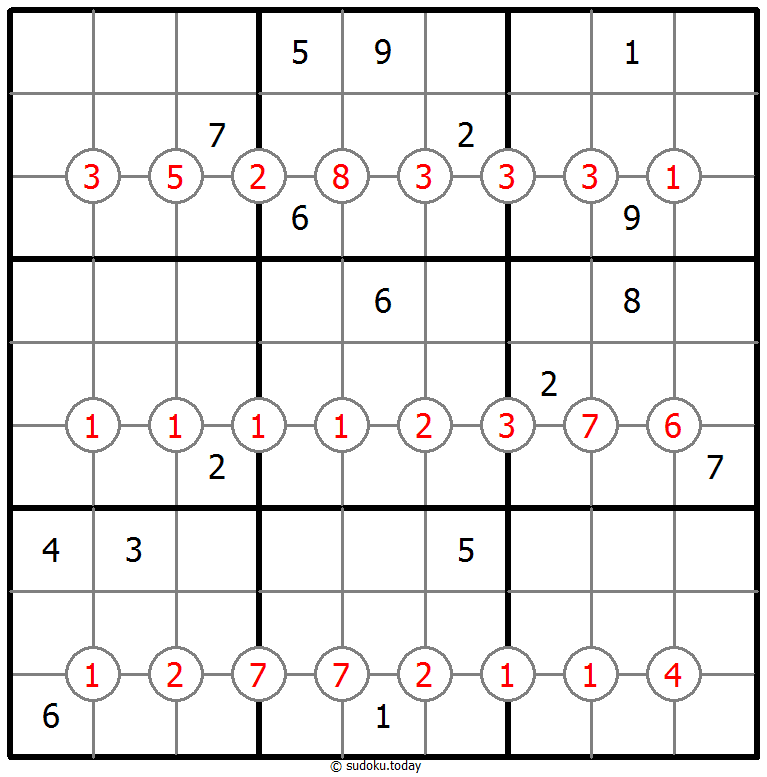 排除数独 #62290