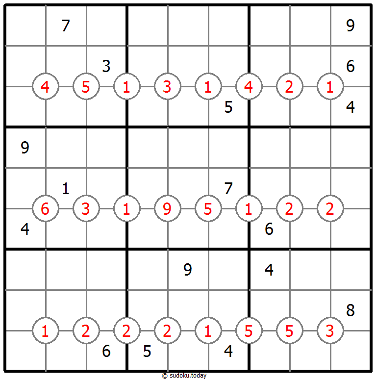 排除数独 #62344