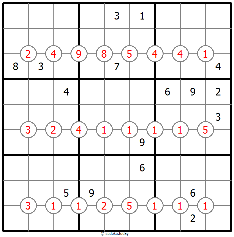 排除数独 #62347