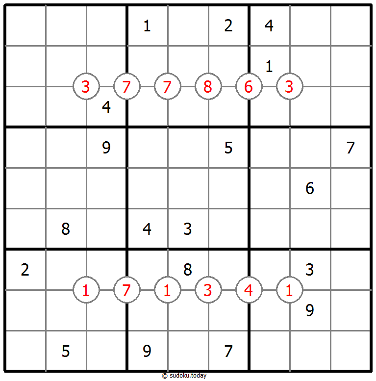 排除数独 #62508
